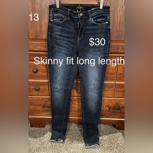 Judy Blue skinny, long size 11